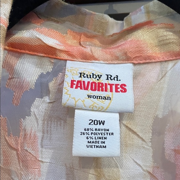 Ruby Rd. Women's Vibrant Patterned Blouse - Picture 2 of 7